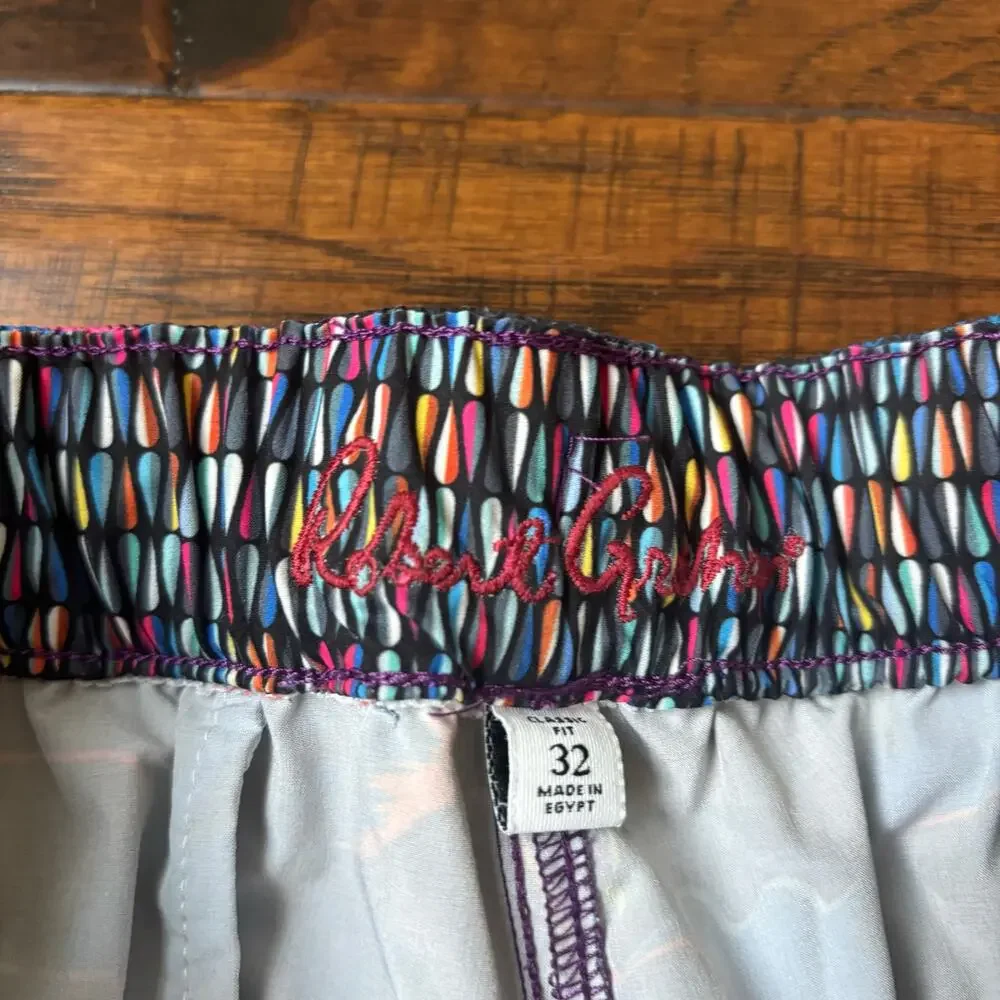 Robert Graham Men’s Swim Shorts‎ Blue Size 32 Vacation Summer 7” Inseam